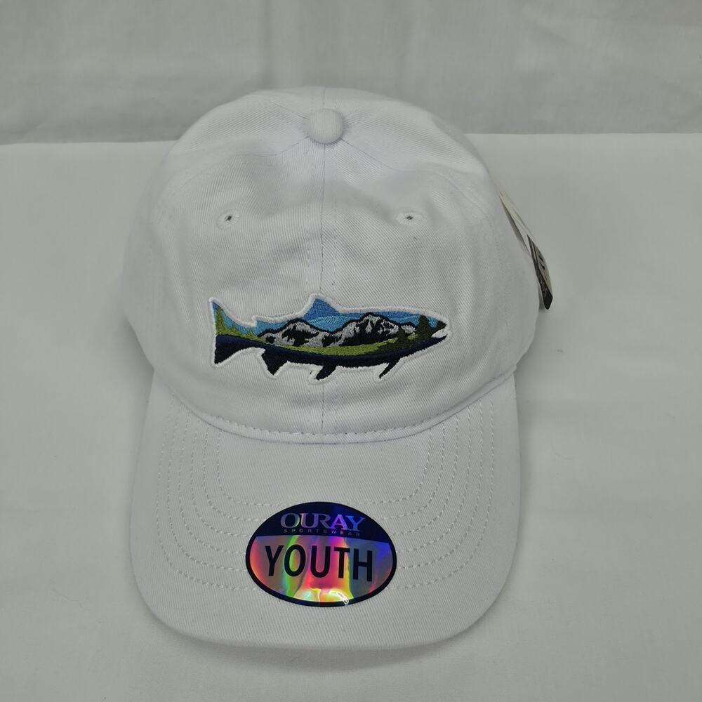 Ouray Sportswear Youth Trout Fishing Hat White Mountain Outdoors Fly fishing